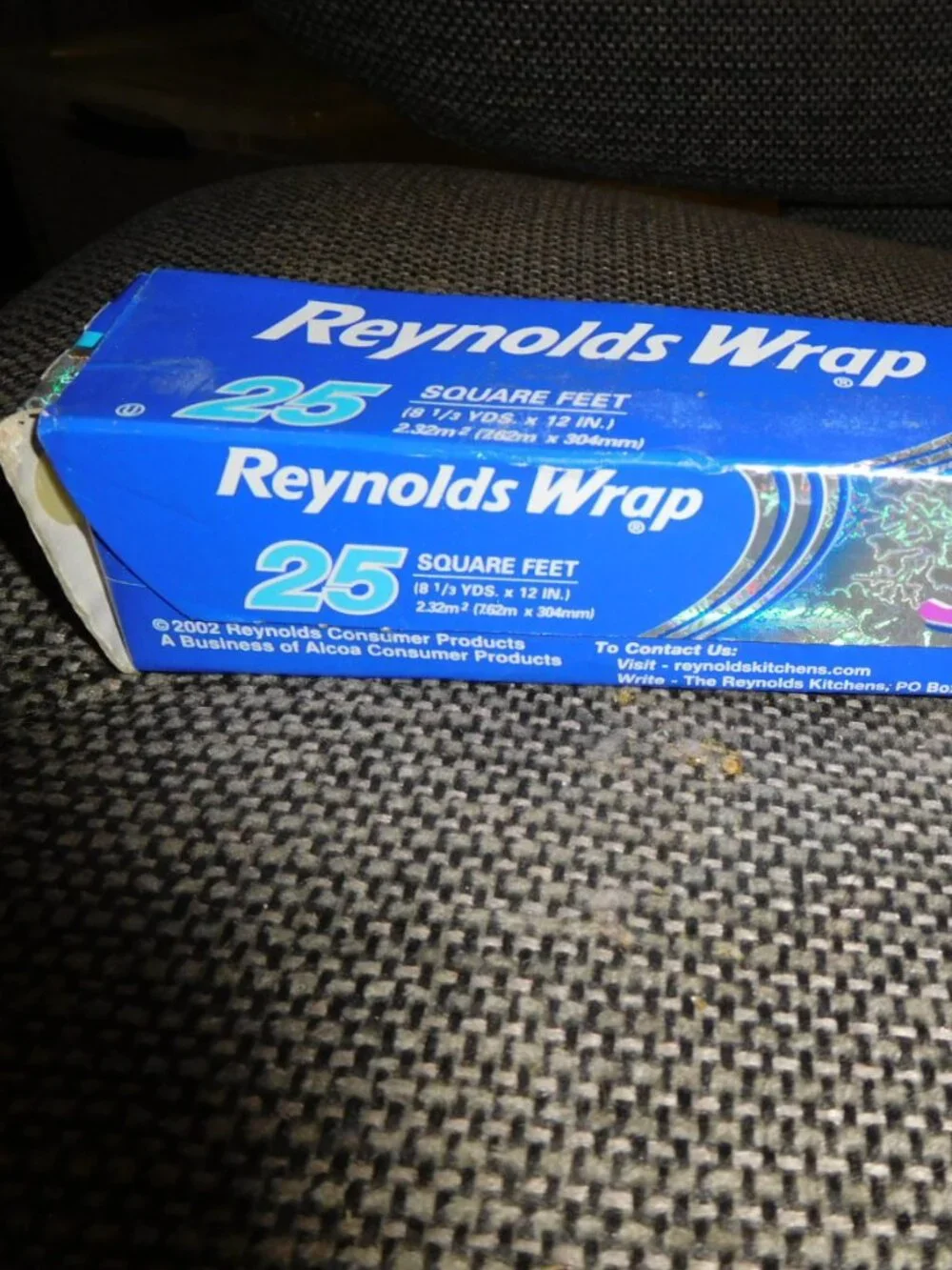 NEW Vintage 2002 Reynolds Wrap Dazzle Aluminum Foil Holographic Snowflake 25 Ft